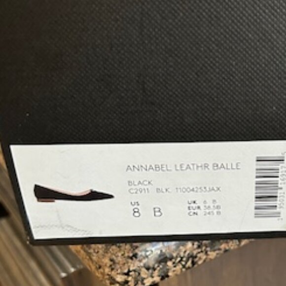 Coach Annabel Black Leather Ballet - Picture 7 of 9